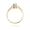 Złoty pierścionek z diamentem EY-220 0,20ct | ERgold
