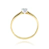 Złoty pierścionek z diamentem EY-223 0,10ct | ERgold