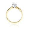 Złoty pierścionek z diamentem EY-223B 0,25ct | ERgold