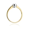 Złoty pierścionek z diamentem EY-224B 0,25ct | ERgold