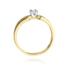 Złoty pierścionek z diamentem EY-226 0,08ct | ERgold