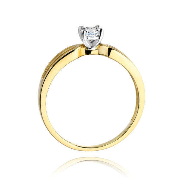 Gold Ring 585 mit Diamant Diamant Diamant 0.30ct