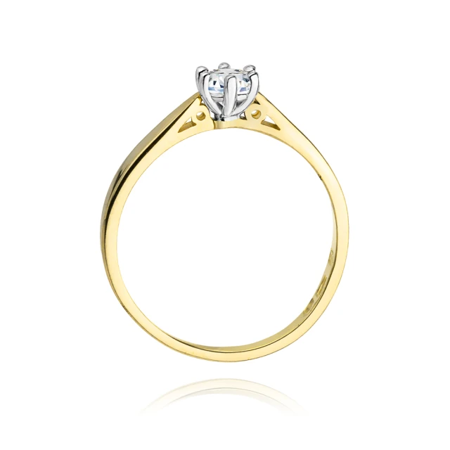 Gold Ring 585 mit Diamant Diamant Diamant 0.30ct