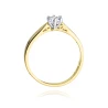 Złoty pierścionek z diamentem EY-229B 0,30ct | ERgold