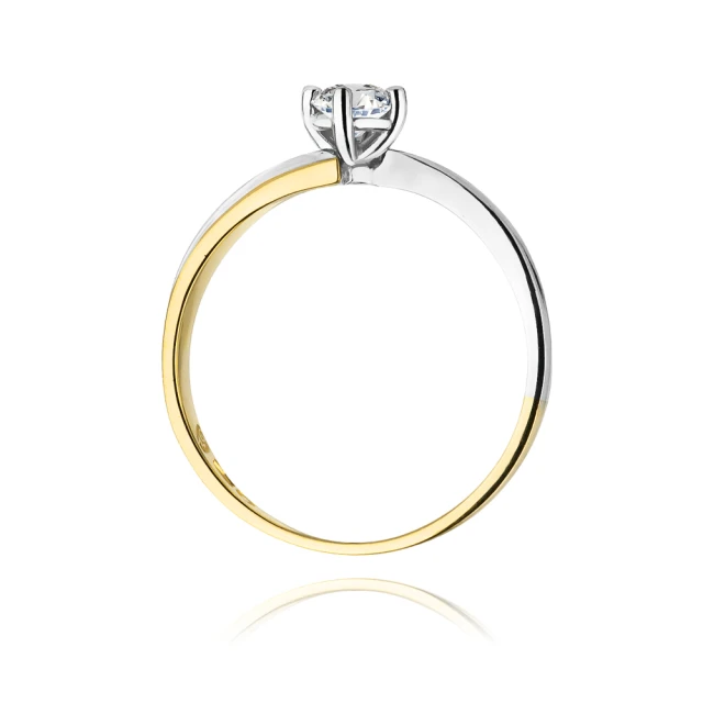 Gold Ring 585 mit Diamant Diamant Diamant 0.25ct