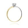 Złoty pierścionek z diamentem EY-231B 0,25ct | ERgold