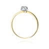 Złoty pierścionek z diamentem EY-232 0,08ct | ERgold