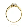 Złoty pierścionek z diamentem EY-238 0,20ct | ERgold