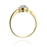 Złoty pierścionek z diamentem EY-238 tanzanit | ERgold