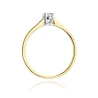 Złoty pierścionek z diamentem EY-239 0,20ct | ERgold
