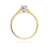 Złoty pierścionek z diamentem EY-240 0,20ct | ERgold