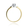Złoty pierścionek z diamentem EY-241 0,20ct | ERgold