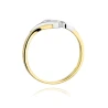 Złoty pierścionek z diamentem EY-247 0,09ct | ERgold