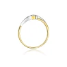 Złoty pierścionek z diamentem EY-25 0,05ct | ERgold
