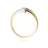 Złoty pierścionek z diamentem EY-250 0,10ct | ERgold