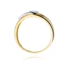Złoty pierścionek z diamentem EY-253 0,12ct | ERgold