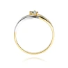 Złoty pierścionek z diamentem EY-255 0,10ct | ERgold
