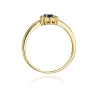 Złoty pierścionek z diamentem EY-26 szafir | ERgold