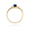 Goldener Diamantring EY-264 Saphir | ergold