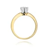 Złoty pierścionek z diamentem EY-267 0,30ct | ERgold