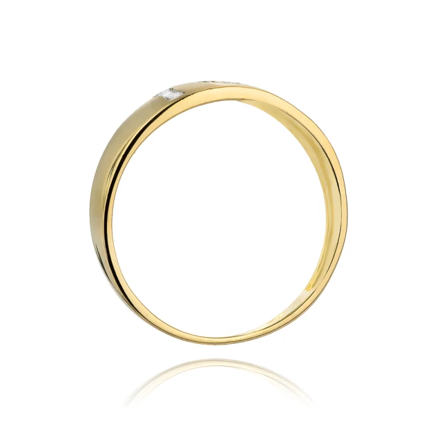 Gold Ring 585 mit Diamant Diamant Diamant 0.07ct