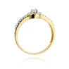 Złoty pierścionek z diamentem EY-272 0,31ct | ERgold