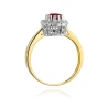 Gold Diamantring EY-284 Rubin | ergold