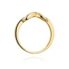 Złoty pierścionek z diamentem EY-285 0,04ct | ERgold