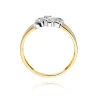 Złoty pierścionek z diamentem EY-286 0,04ct | ERgold