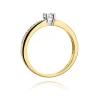 Złoty pierścionek z diamentem EY-288 0,28ct | ERgold