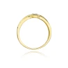Złoty pierścionek z diamentem EY-29 0,05ct | ERgold