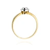 Złoty pierścionek z diamentem EY-294 0,10ct | ERgold