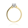 Złoty pierścionek z diamentem EY-296 0,25ct | ERgold