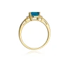 Goldener Diamantring EY-3 Topas | ergold