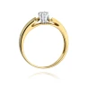 Złoty pierścionek z diamentem EY-300 0,12ct | ERgold