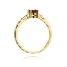 Złoty pierścionek z diamentem EY-301 rubin | ERgold