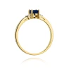 Gold Diamantring EY-301 Saphir | ergold