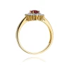 Złoty pierścionek z diamentem EY-303 rubin | ERgold