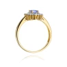 Złoty pierścionek z diamentem EY-303 tanzanit | ERgold