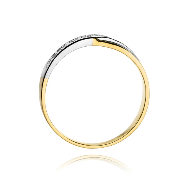 Gold Ring 585 mit Diamant Diamant Diamant 0.07ct