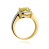 Złoty pierścionek z diamentem EY-307 cytryn | ERgold