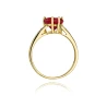 Złoty pierścionek z diamentem EY-31 rubin | ERgold