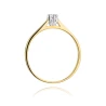 Złoty pierścionek z diamentem EY-311 0,09ct | ERgold