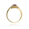 Złoty pierścionek z diamentem EY-312 rubin | ERgold
