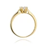 Złoty pierścionek z diamentem EY-328 0,11ct | ERgold