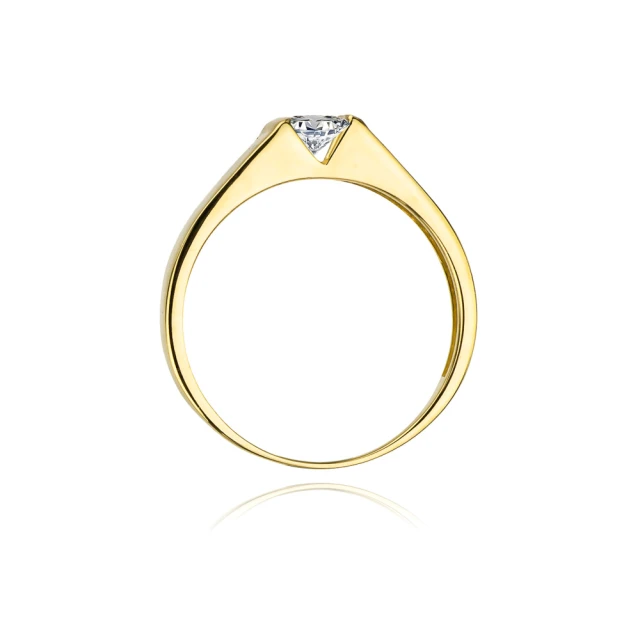 Gold Ring 585 mit Diamant Diamant Diamant 0.25ct