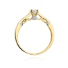 Złoty pierścionek z diamentem EY-342 0,28ct | ERgold