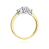 Złoty pierścionek z diamentem EY-344 0,49ct | ERgold