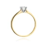 Złoty pierścionek z diamentem EY-347 0,30ct | ERgold