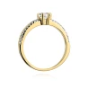 Złoty pierścionek z diamentem EY-356 0,45ct | ERgold